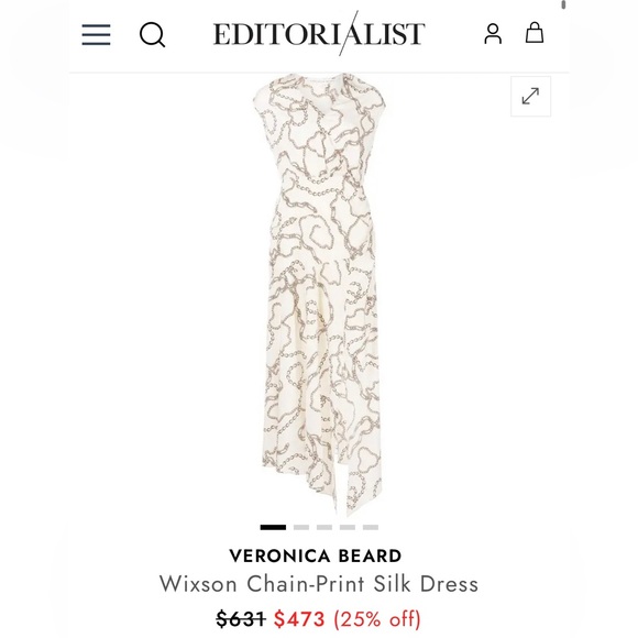 New Veronica Beard Silk Bled Dress size 4 as seen on Meghan Markle - Picture 3 of 16